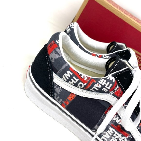 VANS Old Skool Shoe Casual Low Top Canvas Suede Red Black Men's Size VN0A4U3BWZ4 - Picture 11 of 11